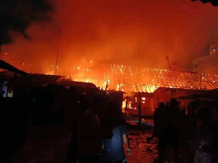 Rumah Warga Tembung Terbakar Hebat Disertai Suara Ledakan