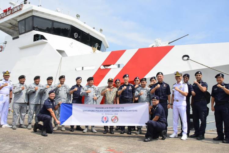 Bakamla RI Pererat Sinergitas dengan Singapore Police Coast Guard