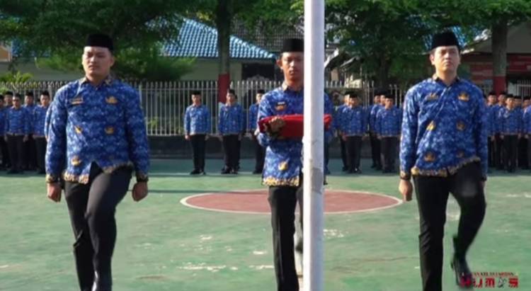 Rutan Kelas I Medan Gelar Upacara Peringati Hari Sumpah Pemuda