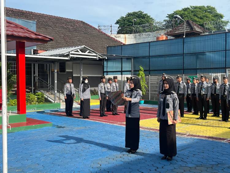 Lembaga Pembinaan Khusus Anak Kelas II Pangkalpinang Gelar Upacara Hari Kesaktian Pancasila 2024