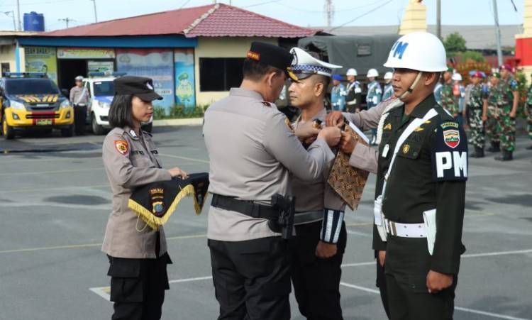 Polres Belawan Apel Gelaran Ops Zebra