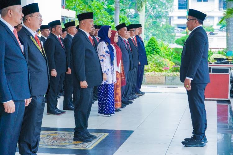 Plt Wali Kota Pimpin Upacara Peringatan Hari Kesaktian Pancasila di Balai Kota Medan