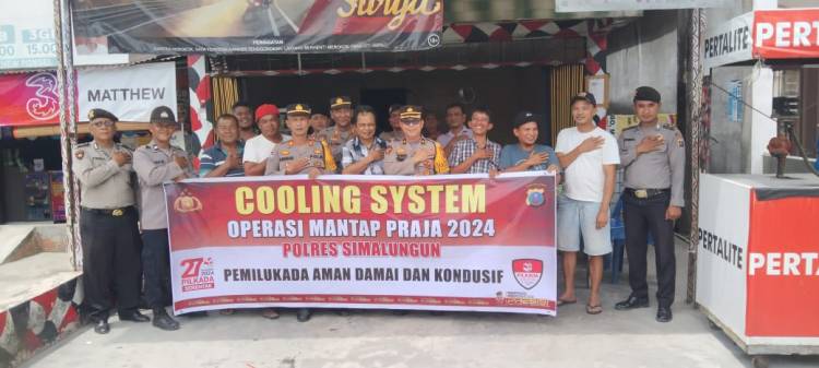 Polres Simalungun Gelar Edukasi dan Cooling System, Jaga Kamtibmas Jelang Pilkada 2024