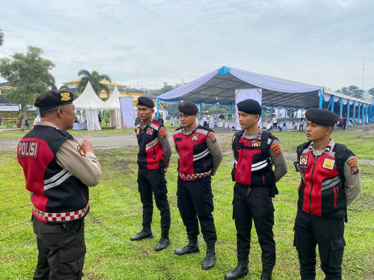 Polda Sumut Berikan Pengamanan dan Pengawalan Ketat Pada Tahapan Kampanye Pilakda 2024 di Medan