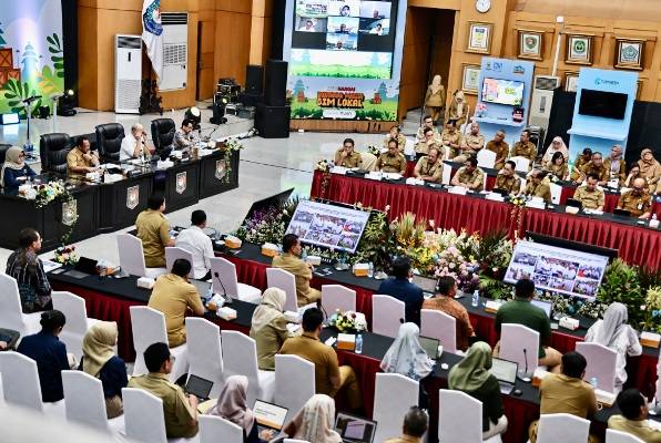 Pj Gubernur Sumut Hadiri Rakor Pengendalian Inflasi Tahun 2024 Bersama Mendagri di Jakarta