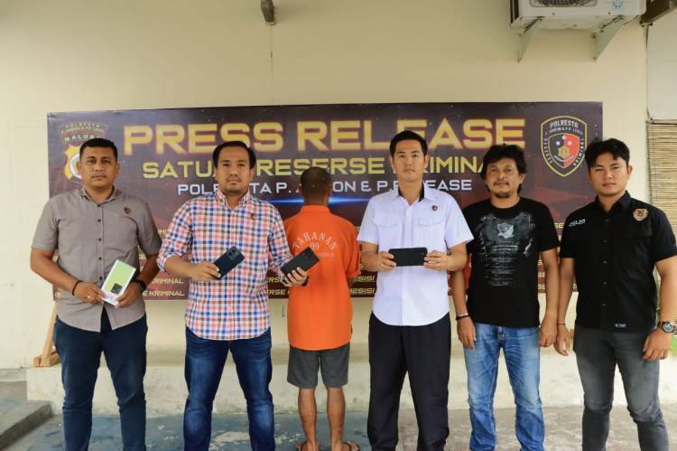 Polresta Ambon Ringkus Residivis Spesialis Curat, 1 Pelaku  Buron, Sita 3 HP