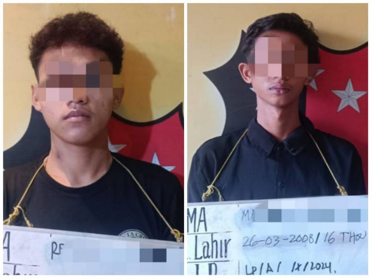 Hendak Tawuran di Titi Papan, Polisi Tangkap 2 Pelaku Geng Motor di Marelan