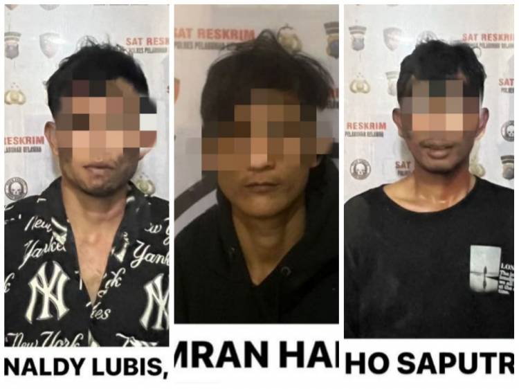 Ini Tampang Tiga Pelaku Begal Bercelurit, Hendak Beraksi di Sicanang