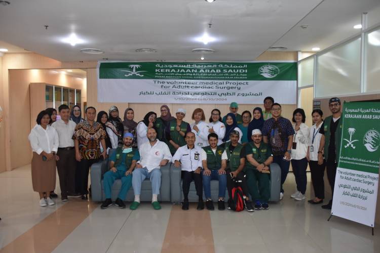 RS Adam Malik dan Tim Medis Arab Saudi Lanjutkan Program Bedah Jantung Tahap 4