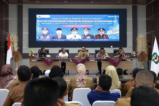 Pjs Matheos Tan, Rakor Forkopimda Pelaksanaan Pilkada Serentak di Siantar