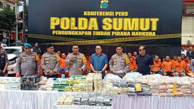 46 Hari, 838 Pelaku Narkoba di Sumut Ditangkap