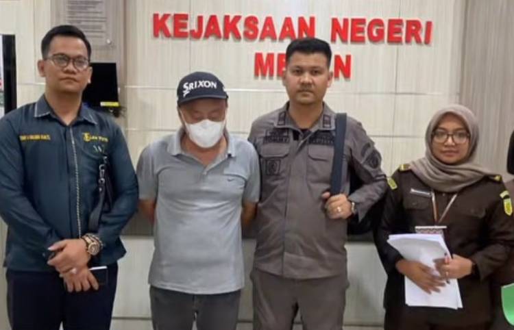 Sembunyi di Pekanbaru, Terpidana Penipuan Dijemput Paksa Kejari Medan