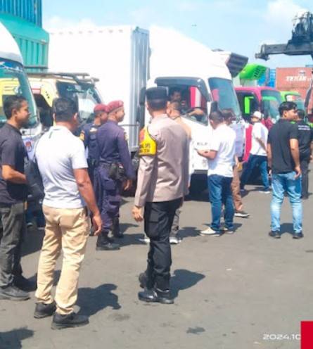 Polres Pelabuhan Belawan Kawal  11 Juta Kotak Suara