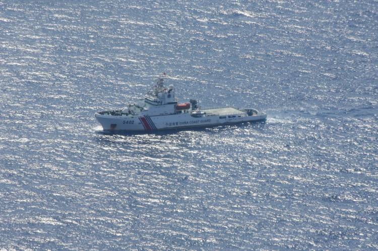 Bakamla RI Deteksi dan Usir Kapal China Coast Guard di Laut Natuna Utara
