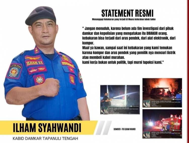 Statement Kabid Damkar Kontroversi, Ada Foto Hingga Klarifikasi