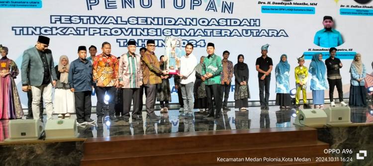 Serdang Bedagai Juara Umum FSQ Sumut Tahun 2024