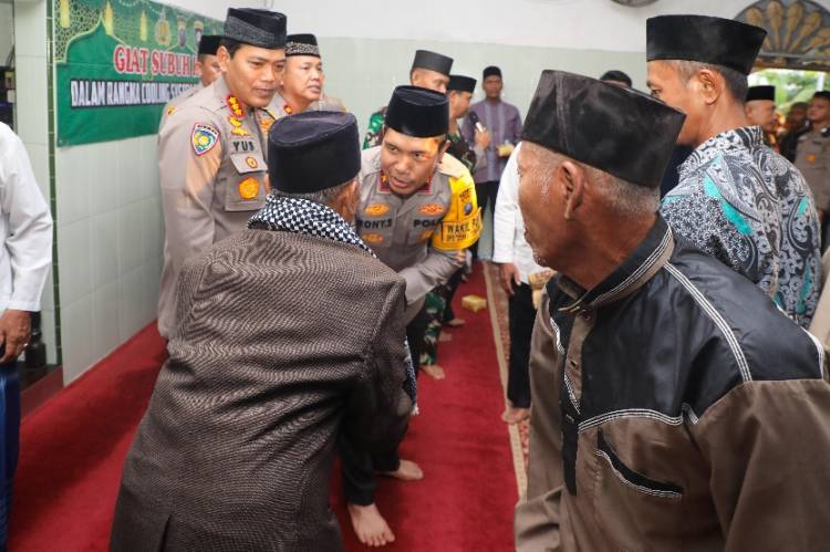 Safari subuh, Wakapolda Sumut : Ajak Warga Wujudkan Pilkada Damai dan Bijak Bermedia Sosial