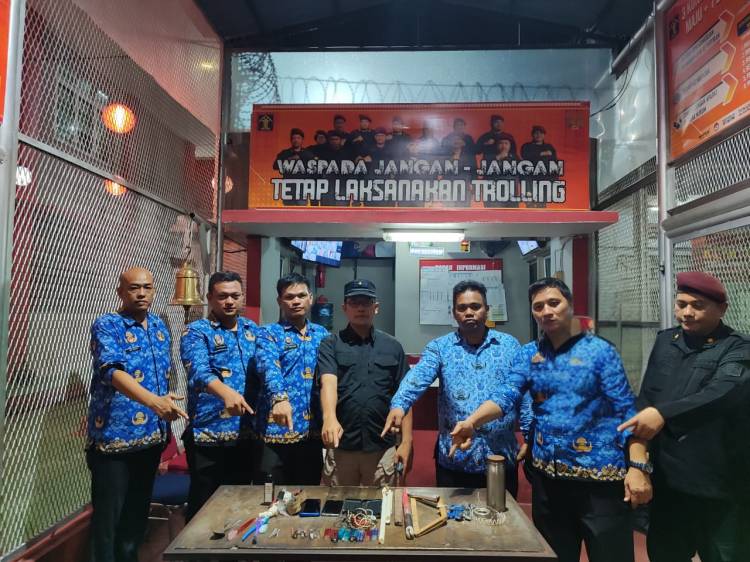 Komitmen ZERO HALINAR, Lapas Pancur Batu Gelar Razia Rutin