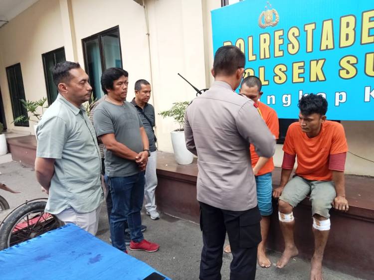 Polsek Sunggal Tembak Komplotan Becak Hantu
