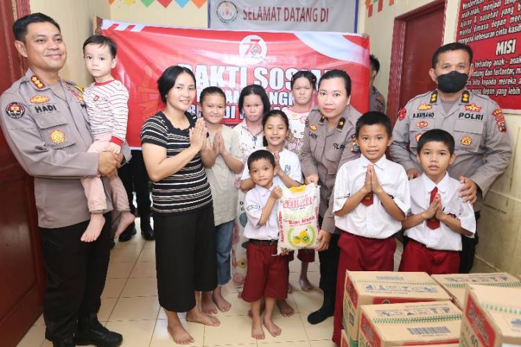 Bakti Sosial Polda Sumut Rayakan HUT Humas Polri ke-73, Perkuat Hubungan dengan Masyarakat