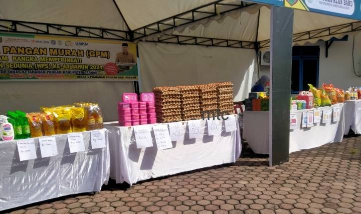 Dinas Ketapang Asahan Gelar Pasar Murah