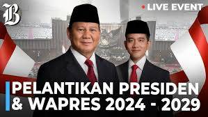 Hari Ini, Presiden dan Wakil Presiden Terpilih Prabowo Subianto dan Gibran Rakabuming dilantik