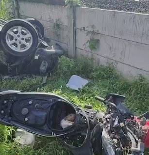 Kecelakaan Beruntun di Acces Road Inalum Ditangani Satlantas Polres Batu Bara