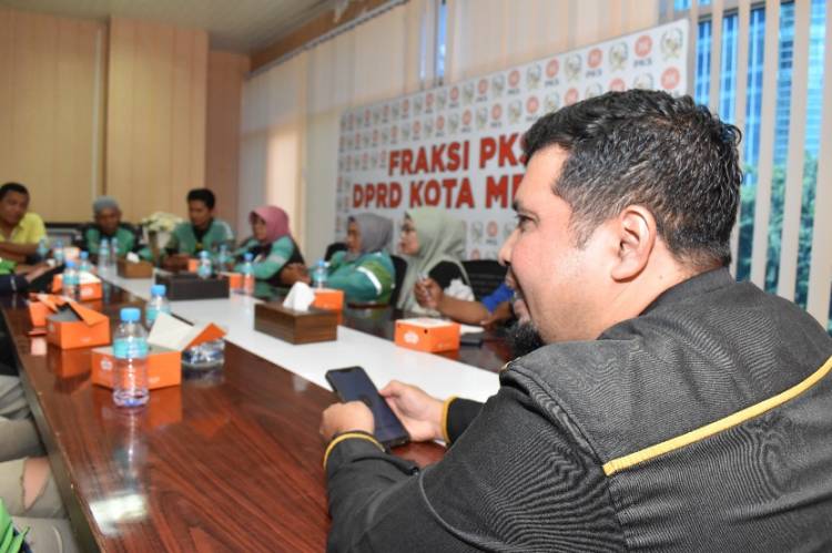 Temui Anggota DPRD Medan dari PKS, Pengemudi Ojek Online Sampaikan Sejumlah Masukan