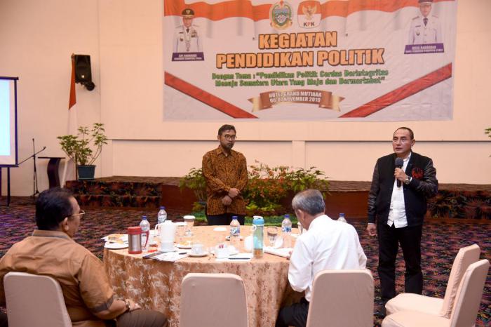Gubernur Edy Ingatkan Pentingnya  Pemahaman Politik Berintegritas