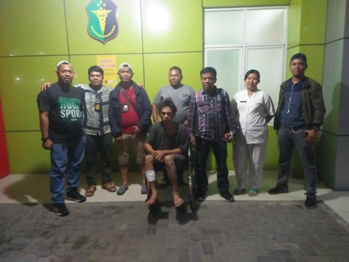 Pegasus Polsek Patumbak Tembak Pelaku Curat 
