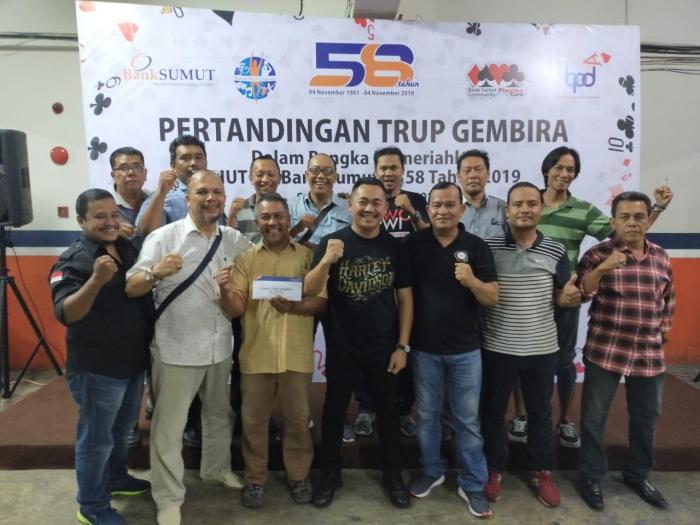 SIWO PWI Sumut Juara Trup Gembira Bank Sumut