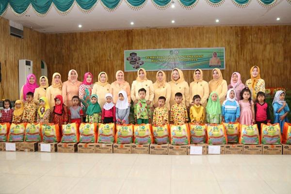 GOPTKI Beri Makanan Tambahan Untuk Anak Paud dan TK di Medan