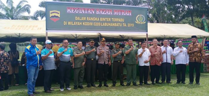 Kapolres Labuhanbatu Apresiasi Kegiatan Binter Terpadu Kodim 0209 TA 2019