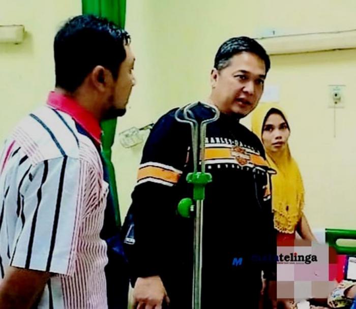 Kadis Kesehatan Asahan Jenguk Penderita Tumor  Bola Mata