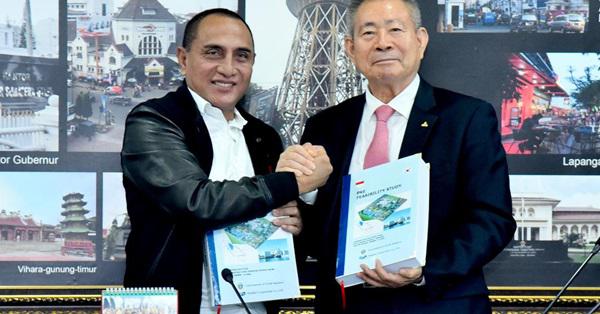 Hasil Pra Studi Kelayakan PLTGU Diserahkan, Gubsu Harap Groundbreaking Terlaksana Secepatnya