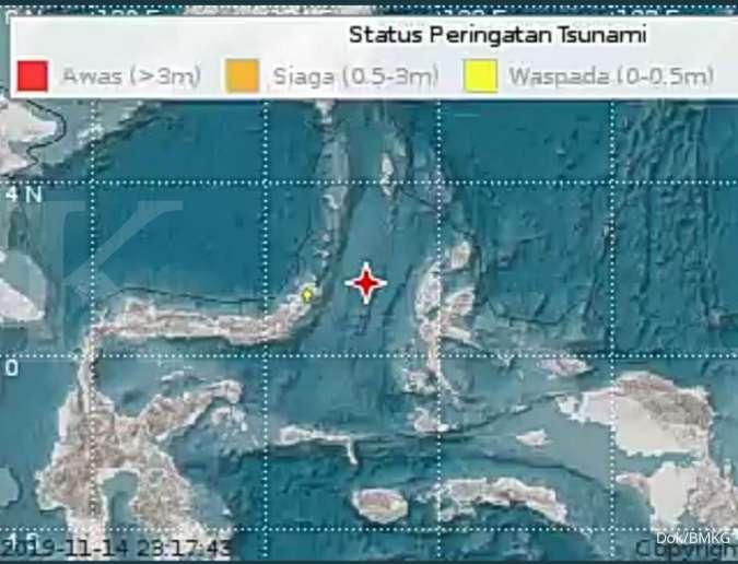 Maluku Utara di Guncang Gempa