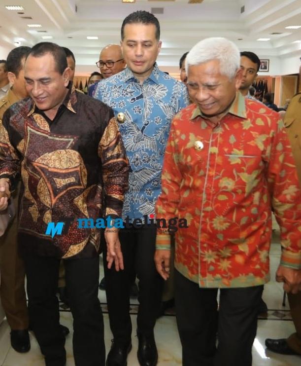 Gubernur Sumatera Utara Serahkan DIPA dan TKDD 2020 Kepada Bupati Asahan
