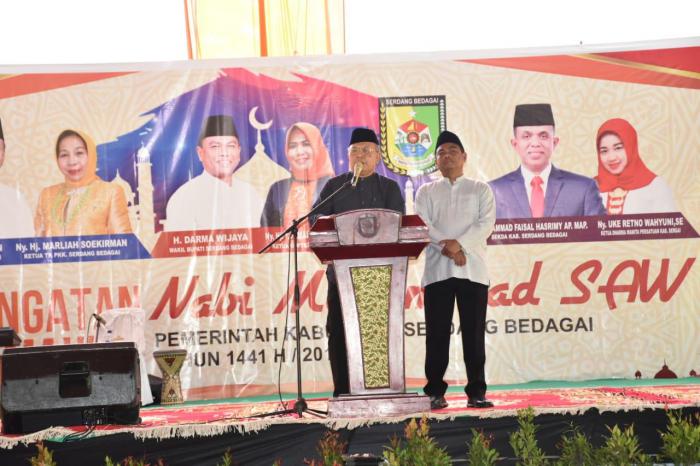 Pemkab Sergai Memperingati Maulid Nabi Muhammad 1441 H