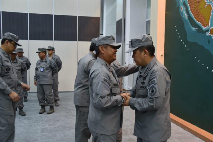 Kepala Zona Maritim Tengah Bakamla RI Resmi Berganti
