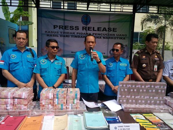 Ringkus 5 Pelaku TPPU Kasus Narkoba, BNN dan PPATK Sita Rp31 Miliar