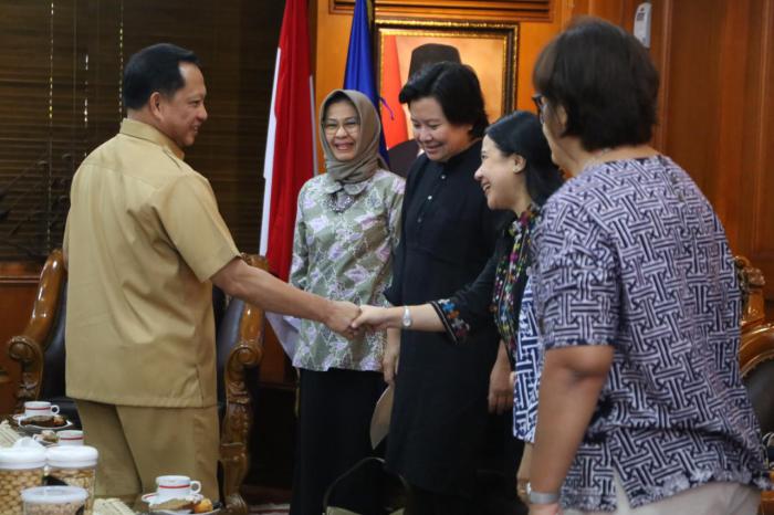 Mendagri Terima Audiensi Direktur Eksekutif Kemitraan bagi Pembaruan Tata Pemerintahan