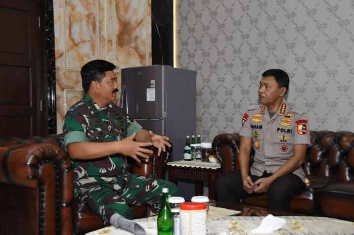 Panglima TNI Terima Kunjungan Kapolri