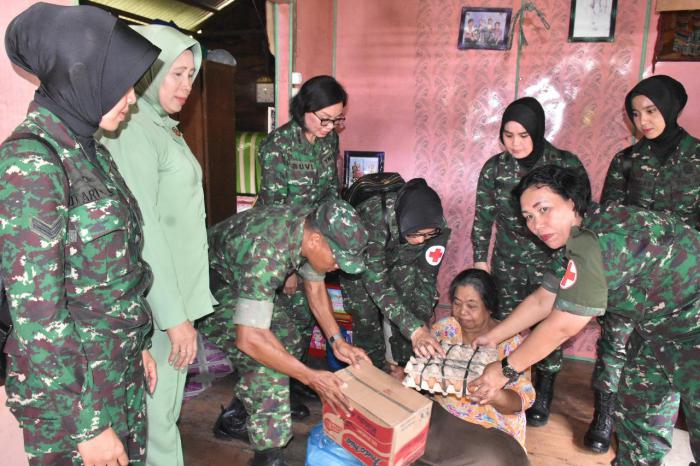 Peringati HUT Ke-58, Kowad Kodam l / BB Gelar Bhakti Sosial
