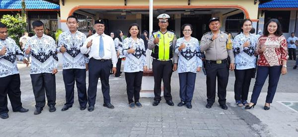 Hari Guru, Polsek Medan Kota Sambangi Yapim Medan