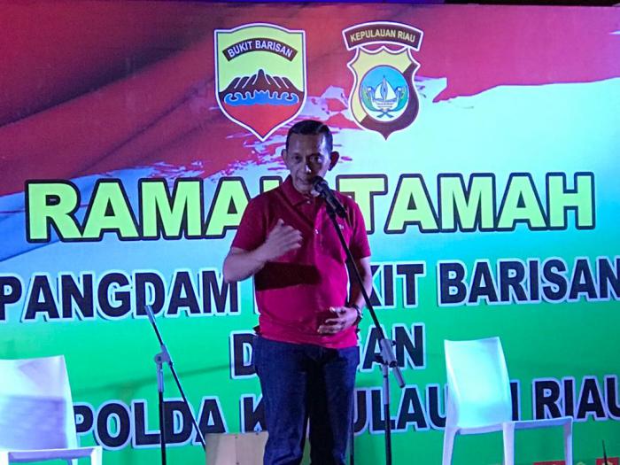 Perkokoh Sinergitas dan Silaturahmi, Pangdam I/BB Ramah Tamah dengan Kapolda Kepri