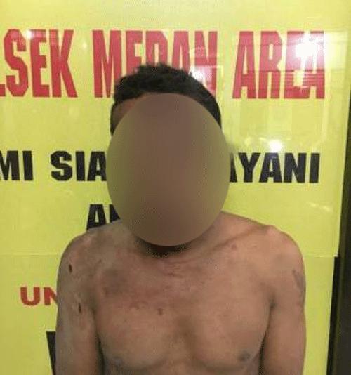 Buruh Bangunan Babak Belur di Hajar Massa di Denai