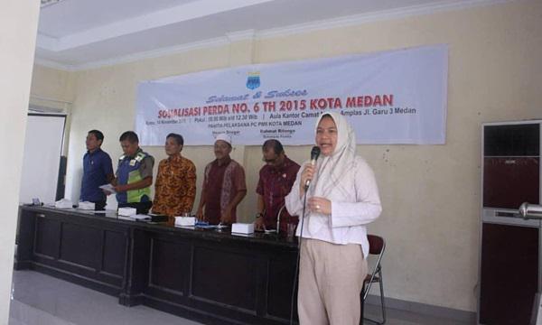 Medan Amplas Sosialisasikan Perda Pengelolaan Persampahan
