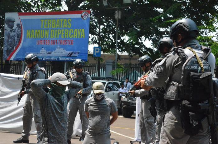 Special Response Team (SRT) Bakamla RI Unjuk Keterampilan Libre dan CQB