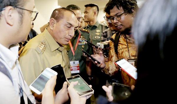 Gubsu Imbau Masyarakat Tetap Tenang Tanggapi Bom Bunuh Diri di Mapolrestabes Medan