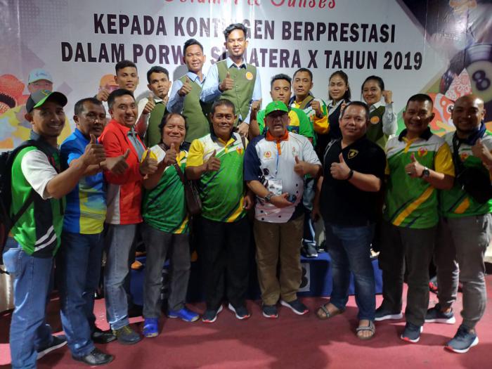  Biliar Pembuka Jalan Perolehan Medali Kontingen Sumut di Porwil 2019